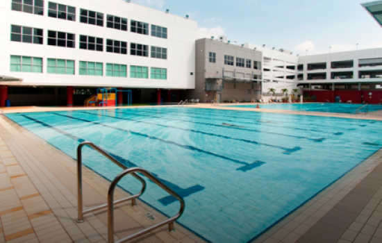 Jalan Besar Swimming Complex in Singapore.